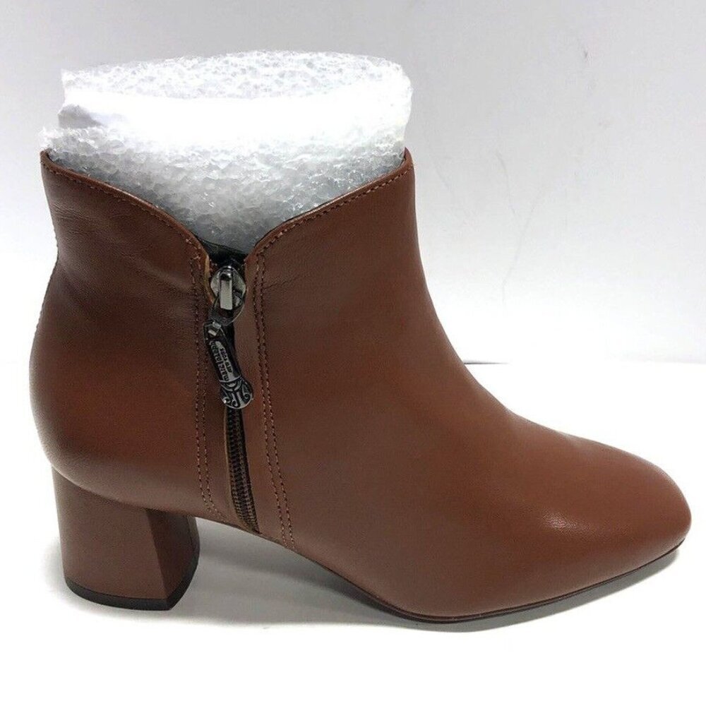 Marc Joseph Women’s Houston Ankle Bootie Brown, Size 5.5 M